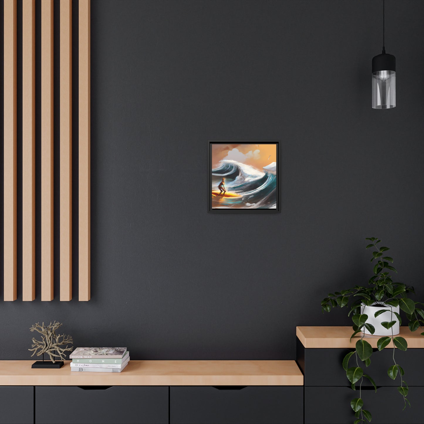 Miles Hartfield - Framed Canvas