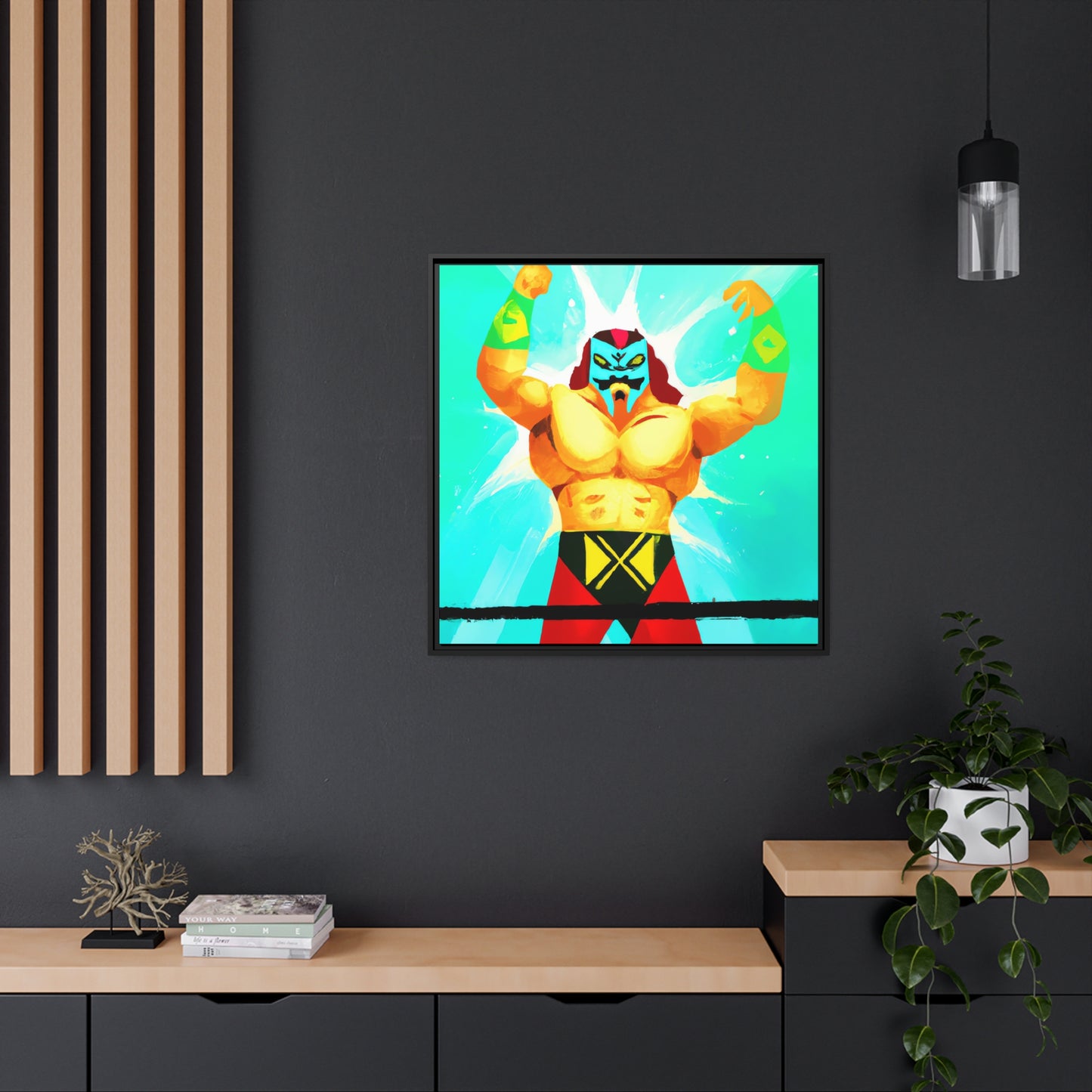 Manu del Rio - Framed Canvas