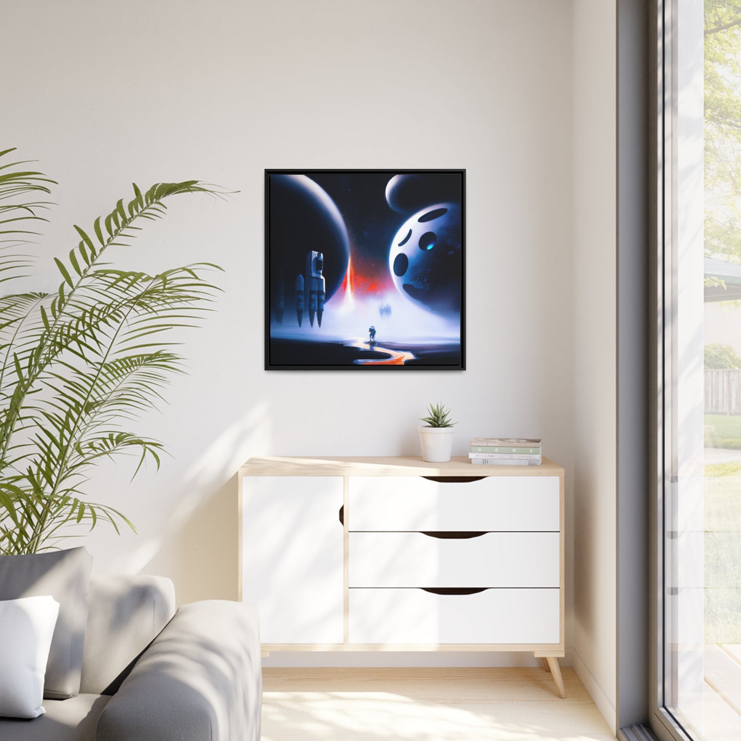 Hester Evergreen - Framed Canvas