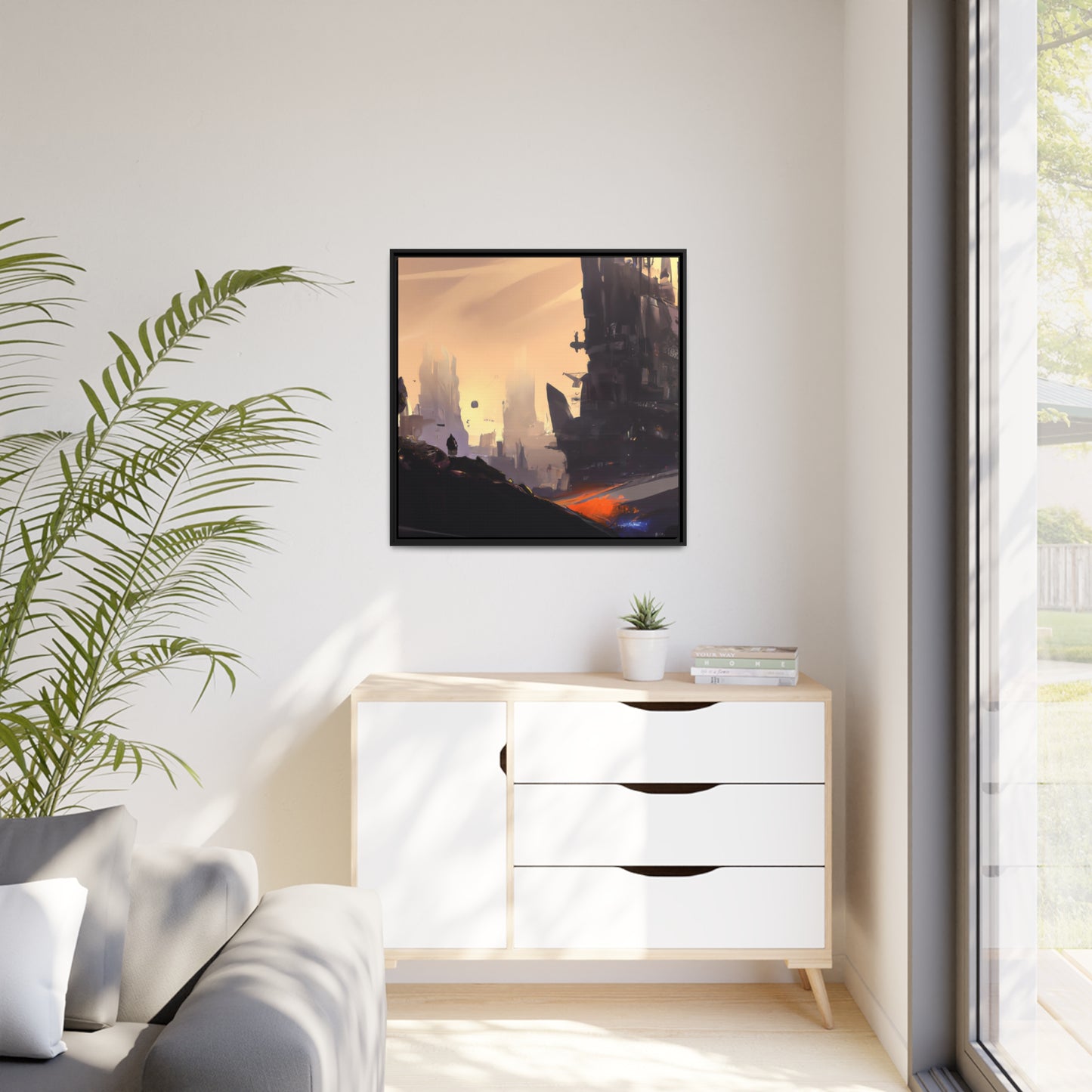 Eliza Longview - Framed Canvas