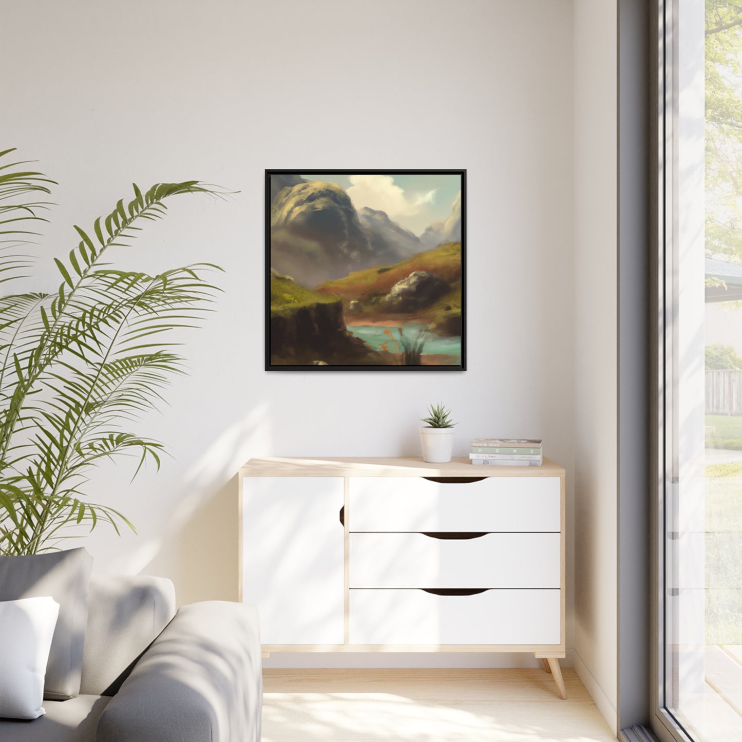 Williamina Winslow - Framed Canvas