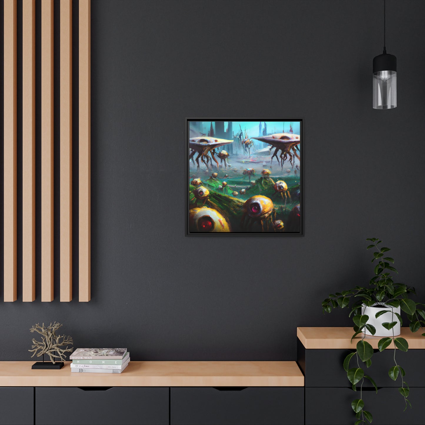 Albertina de Marlowe - Framed Canvas