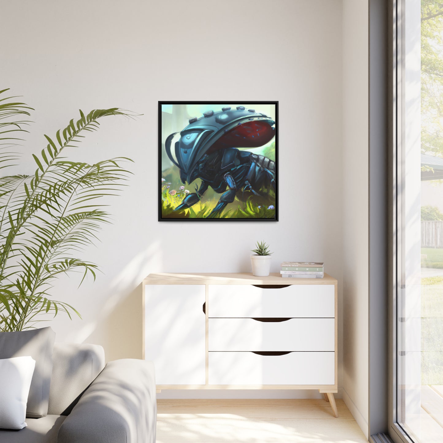 Artemisia Shine - Framed Canvas
