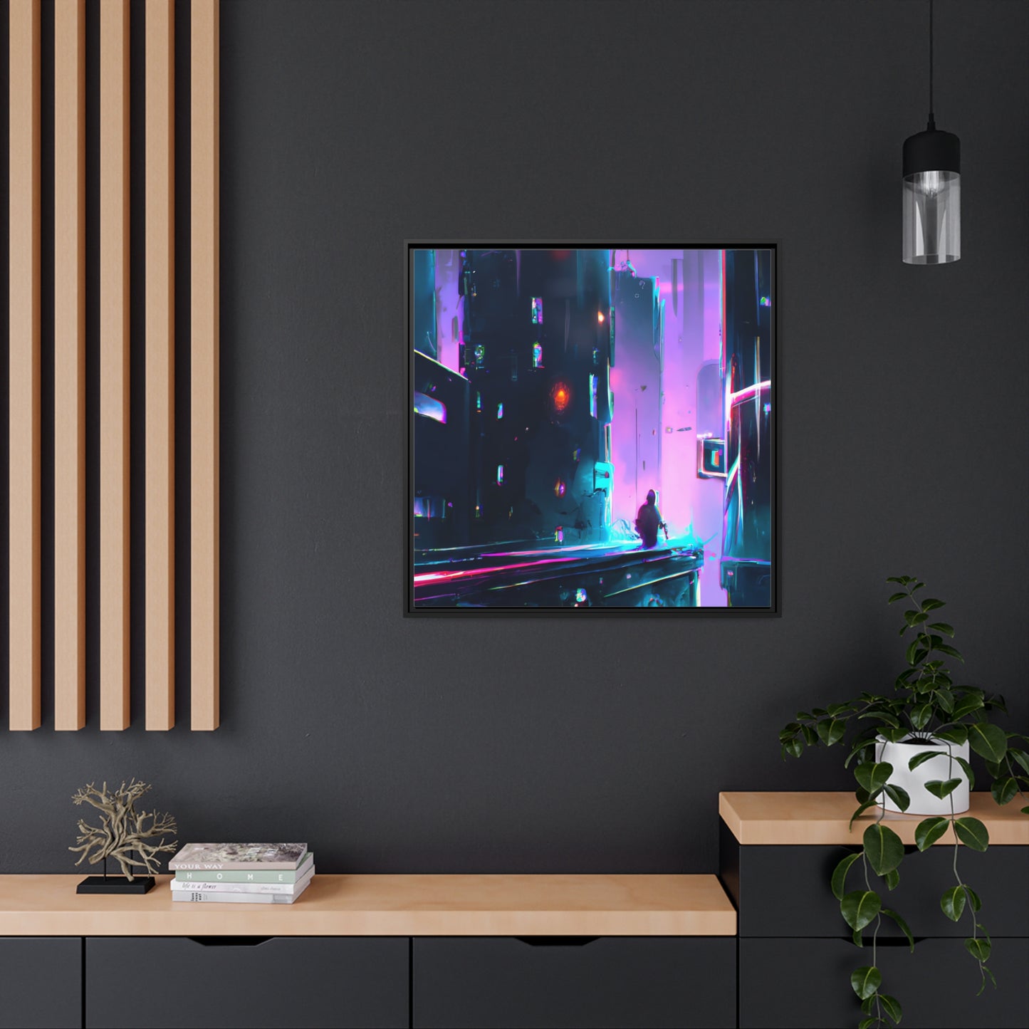 Hiram Mason - Framed Canvas