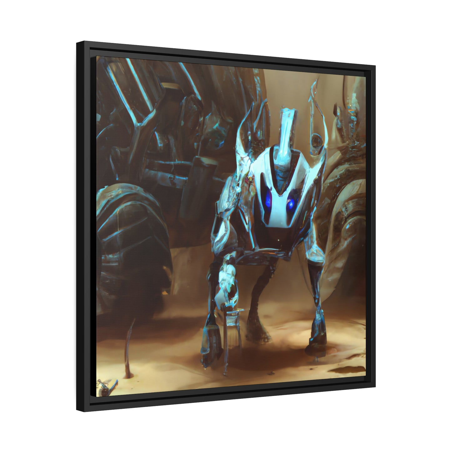 Syrus Particleop - Framed Canvas