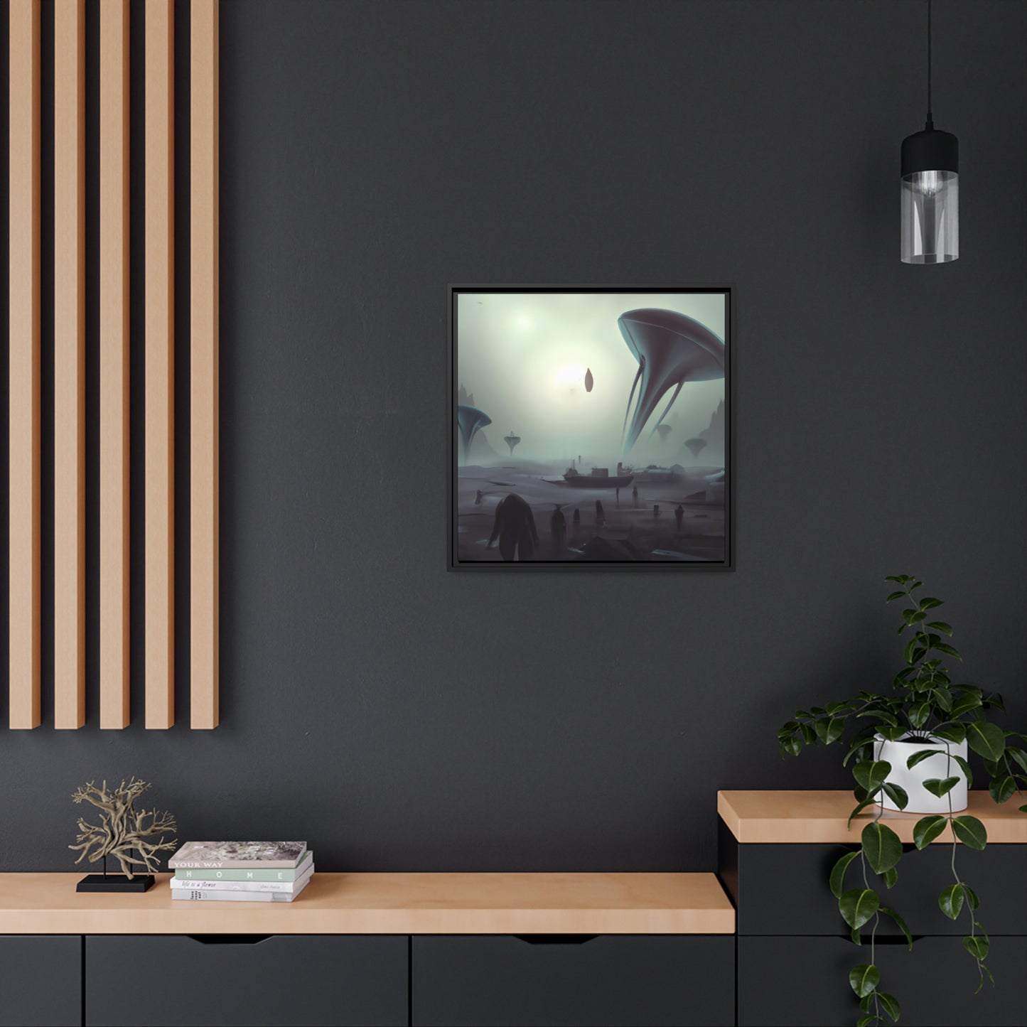 Clara de Monet - Framed Canvas