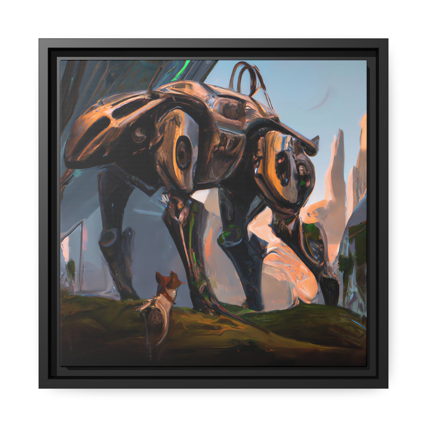 Fynn Veressen – Gerahmte Leinwand