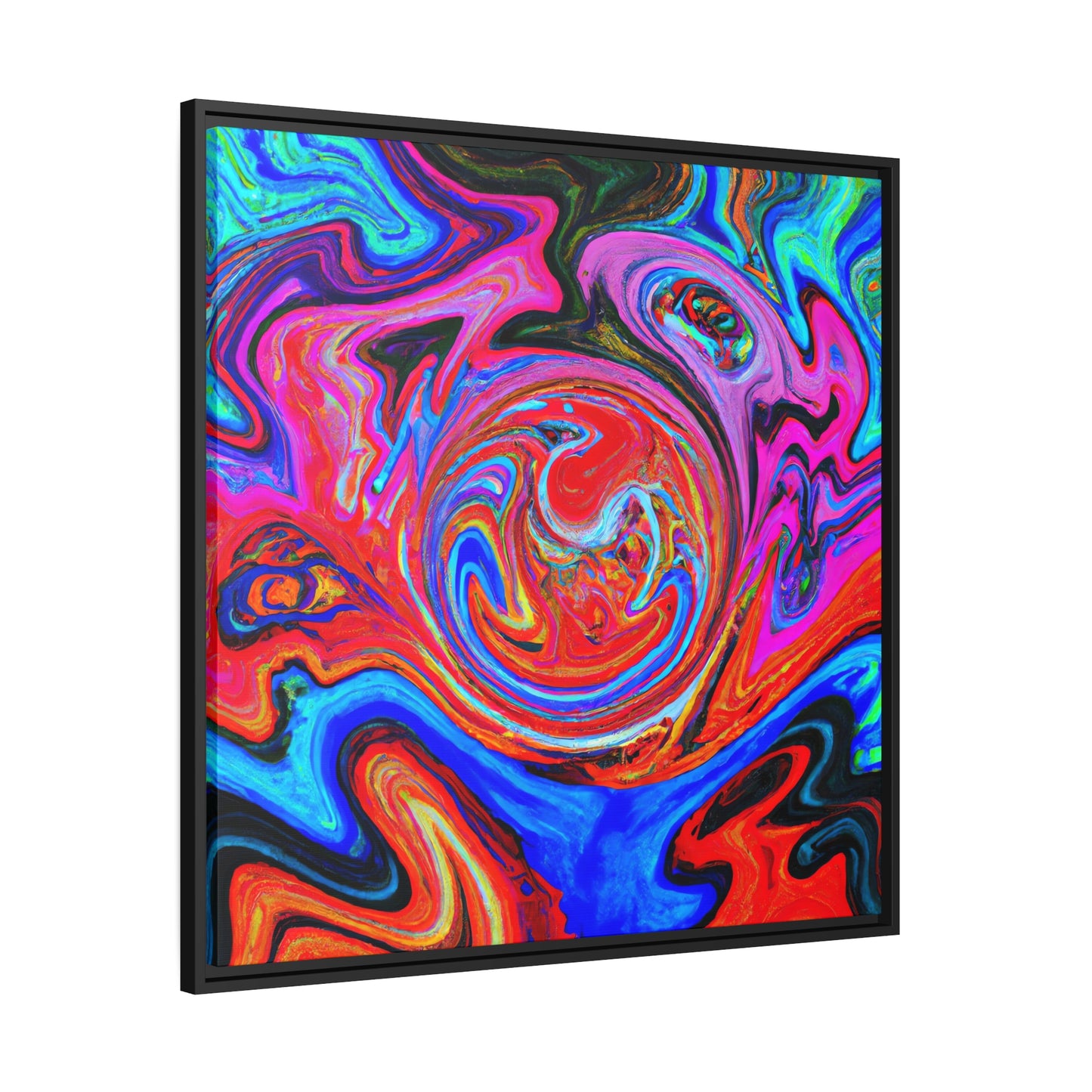 Johannes Abendroth - Framed Canvas