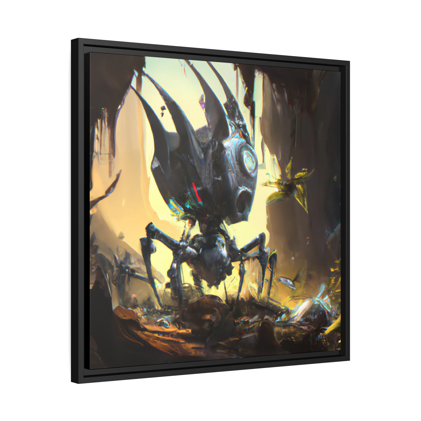 Aurora zSplash - Framed Canvas