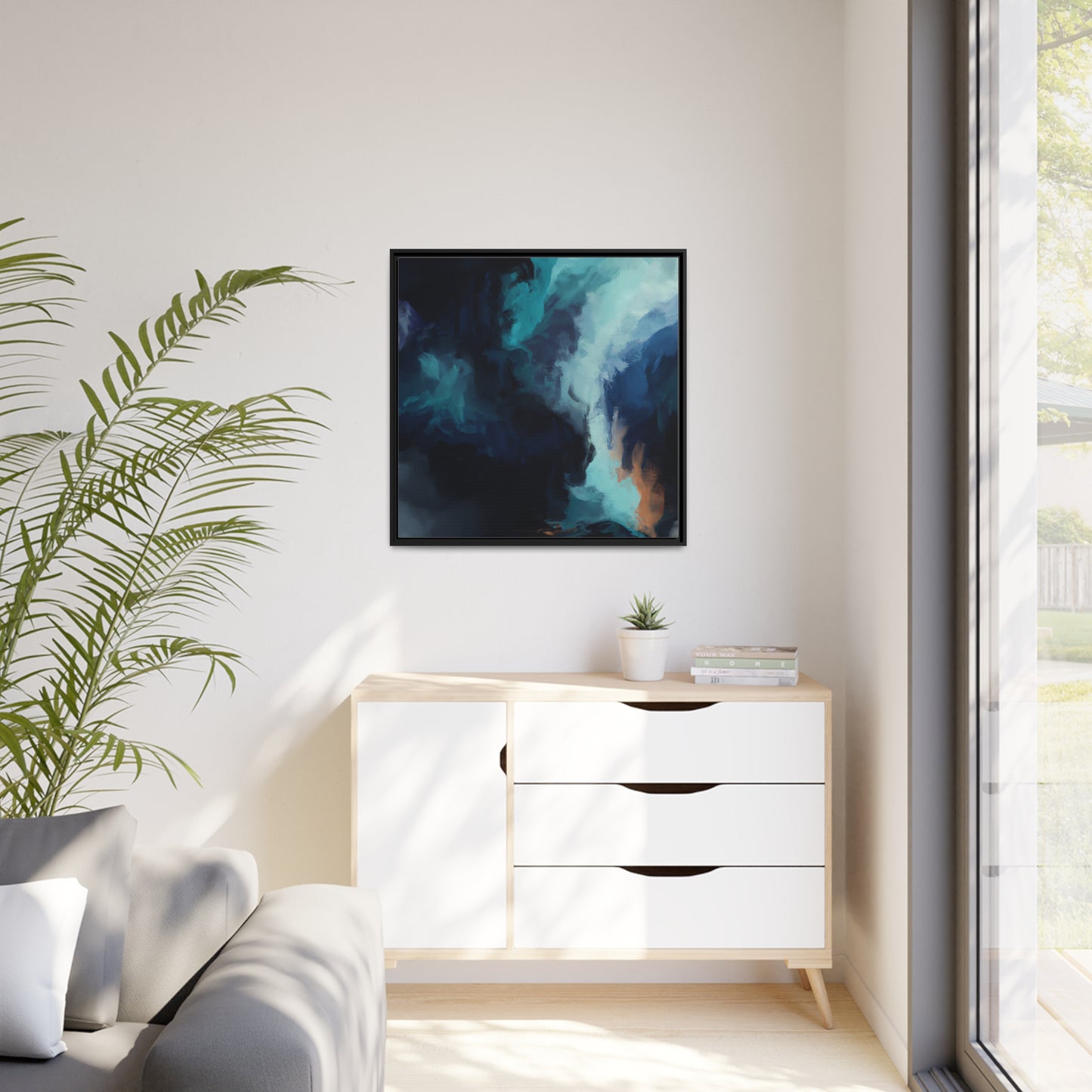 Marie-Claire de Montigny – Gerahmte Leinwand