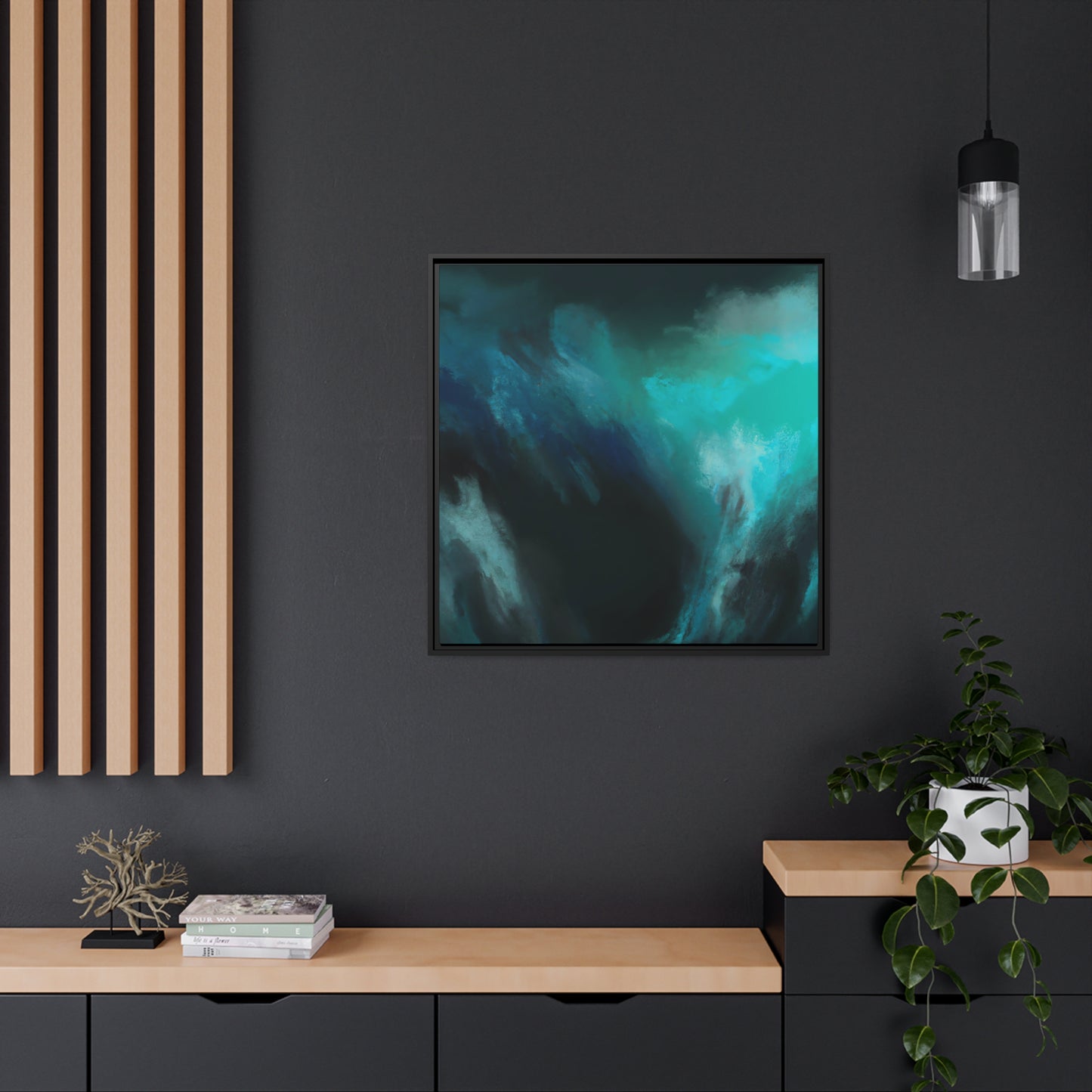 Edwardine Johnson – Gerahmte Leinwand