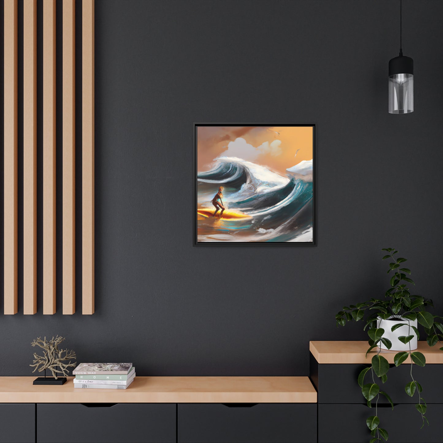 Miles Hartfield - Framed Canvas