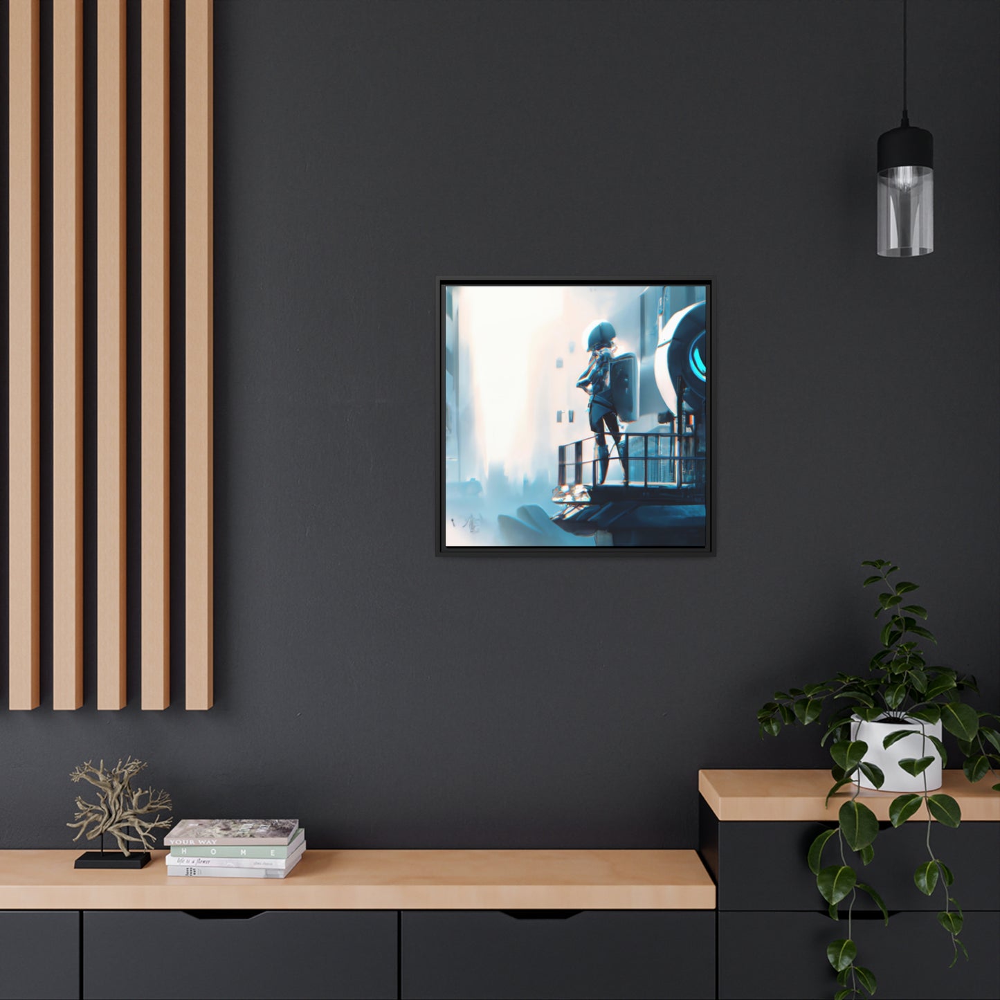 Harrison Pintor - Framed Canvas