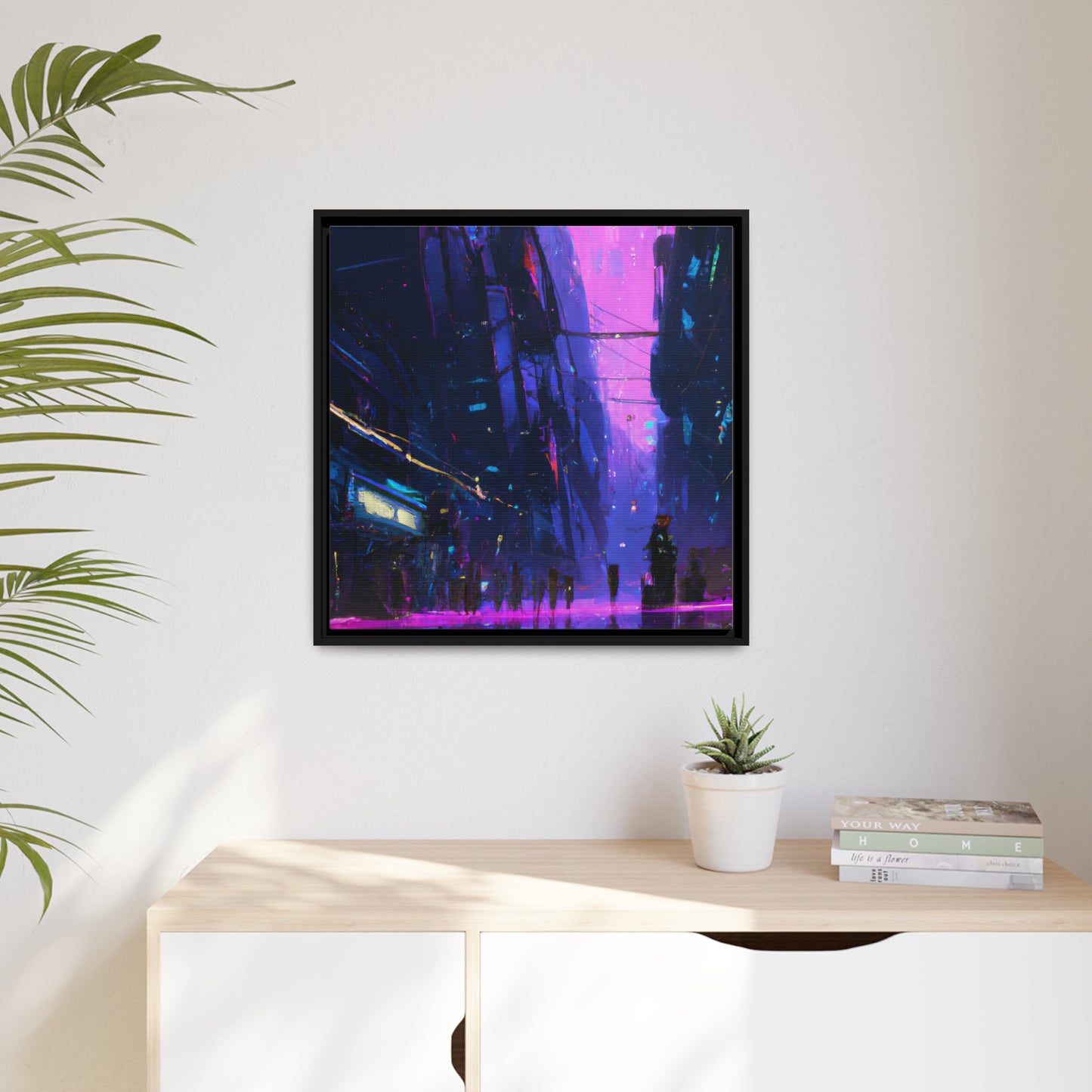 Martha Lillian Brown - Framed Canvas