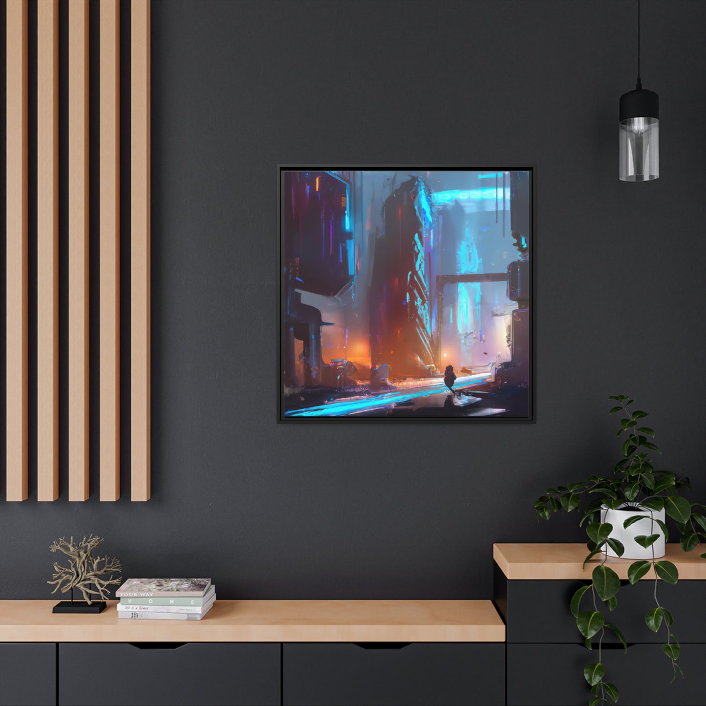 Odette Laurent - Framed Canvas