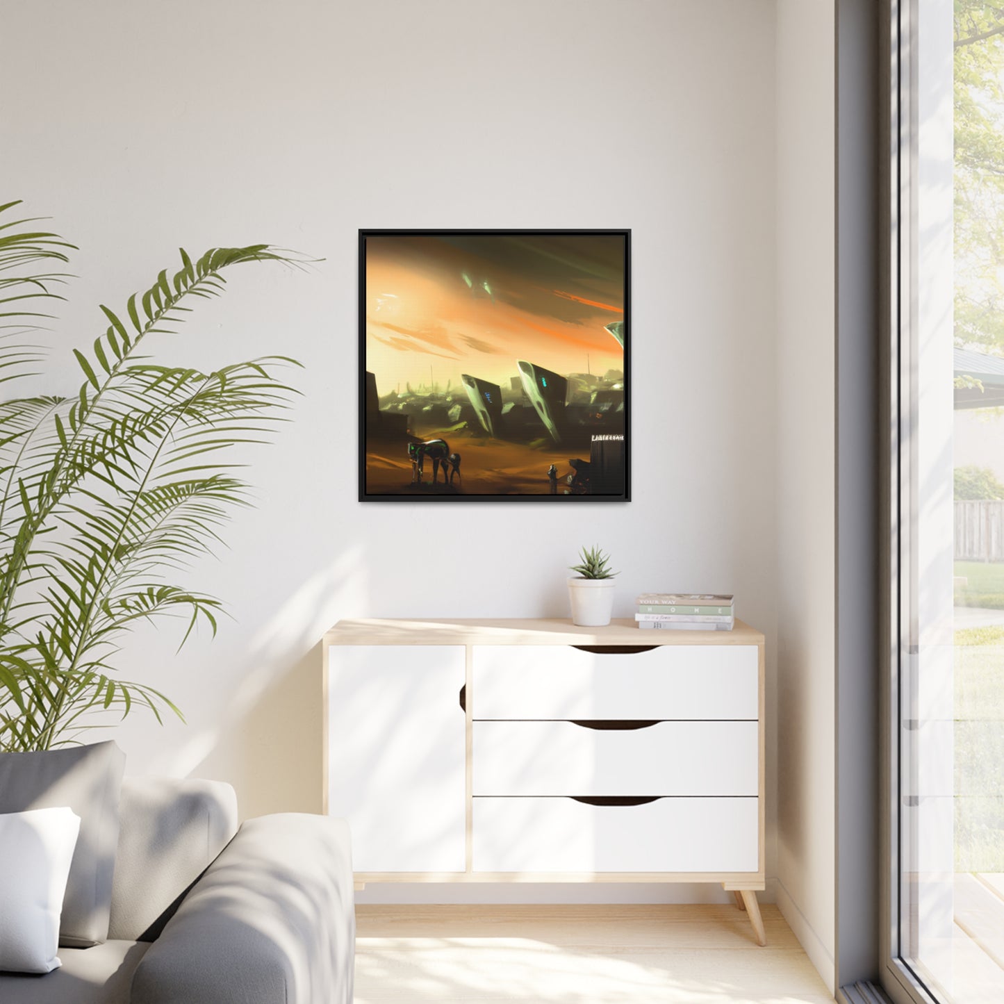 Amalia de la Frescura - Framed Canvas