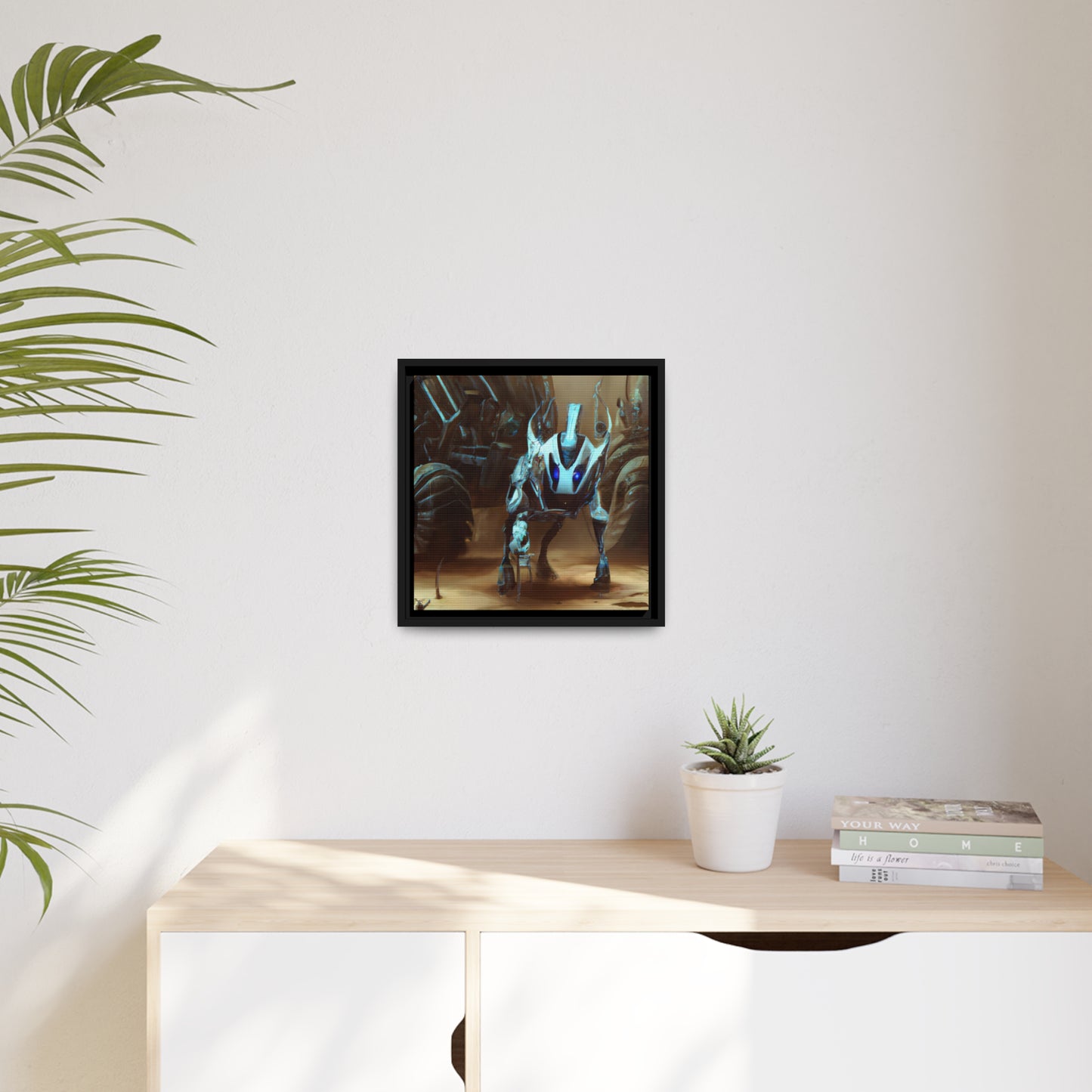 Syrus Particleop - Framed Canvas