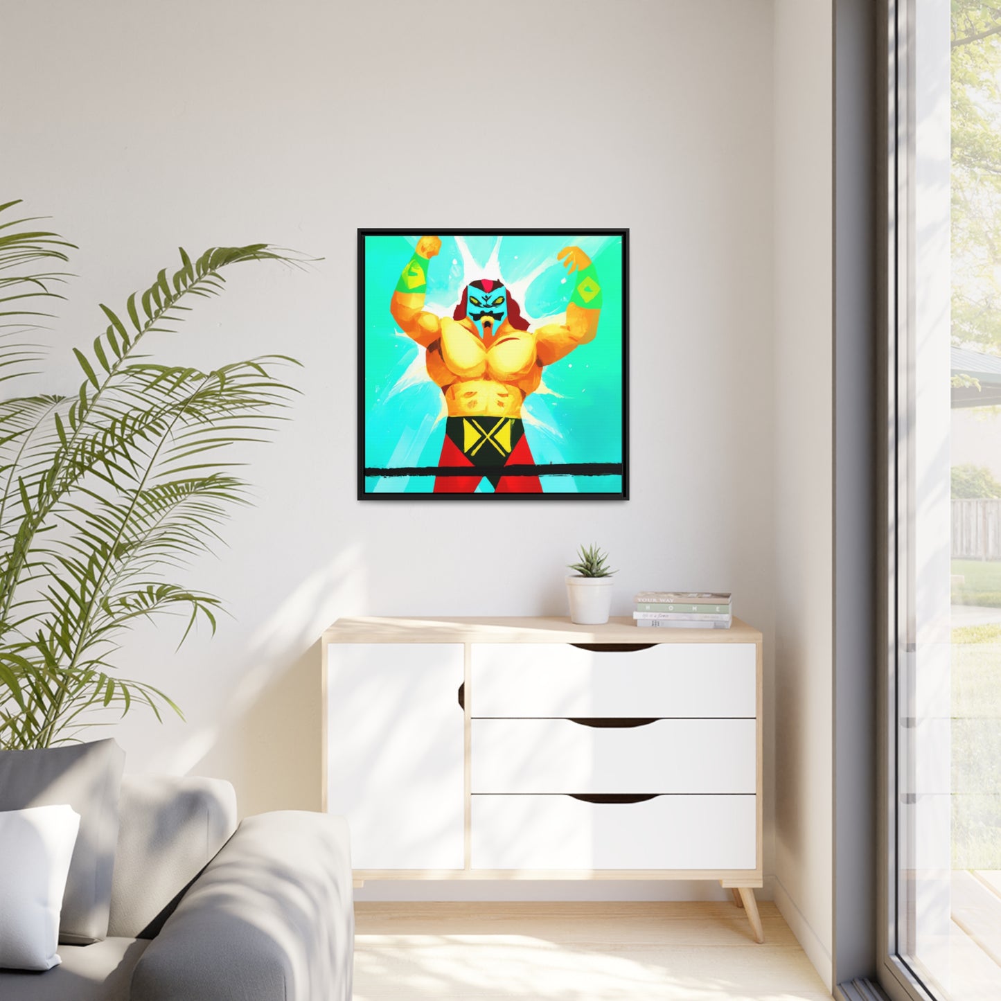 Manu del Rio - Framed Canvas