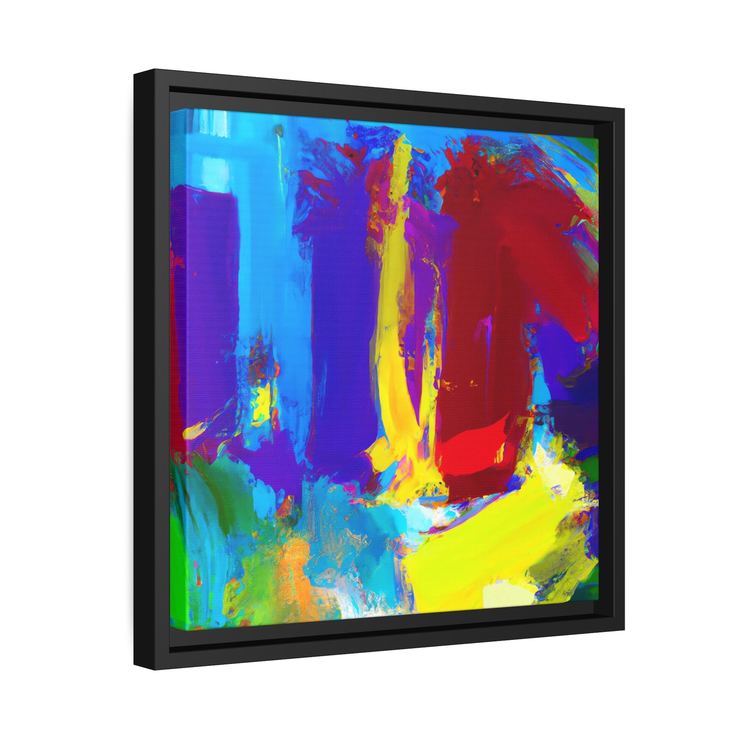 Olivette Grey - Framed Canvas