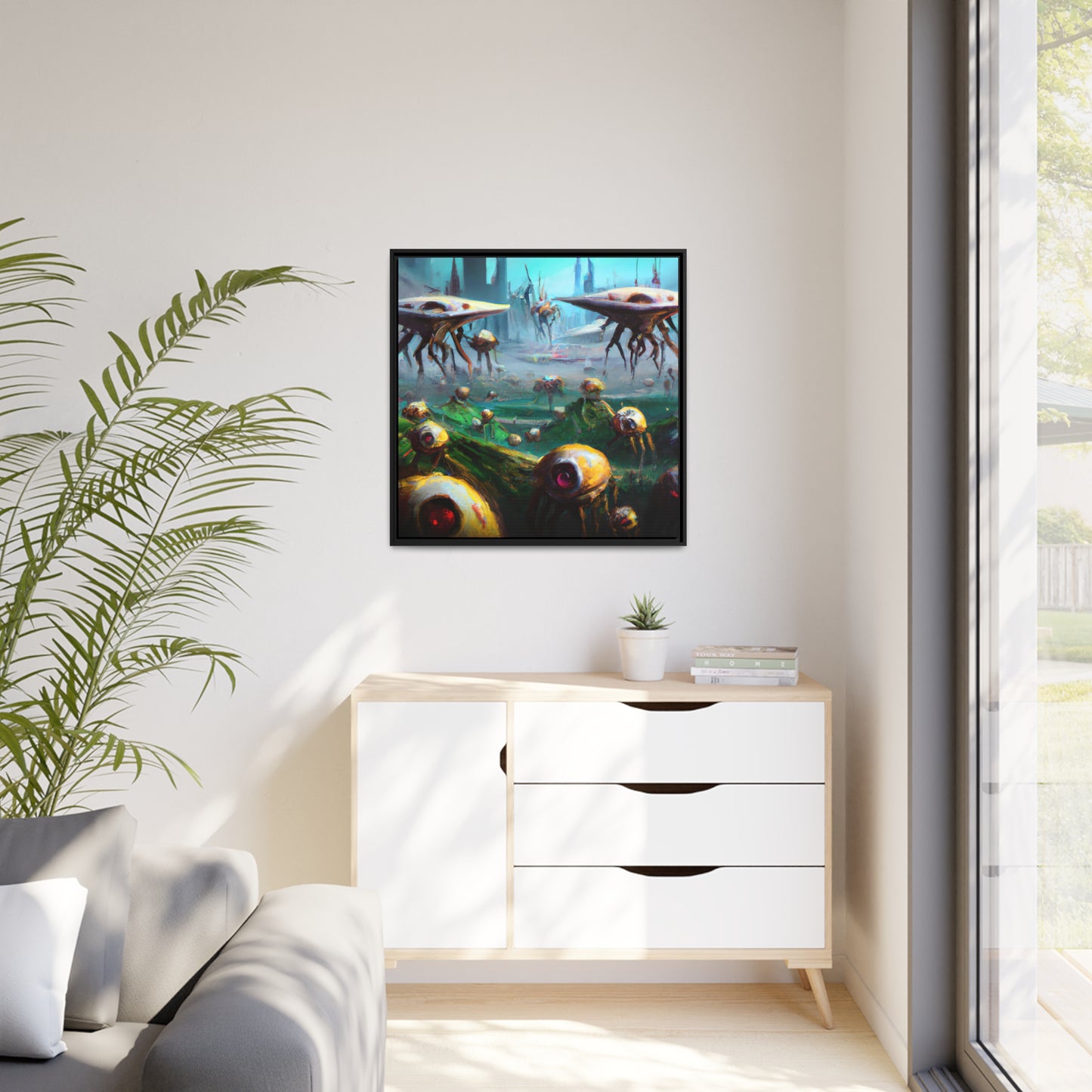 Albertina de Marlowe - Framed Canvas