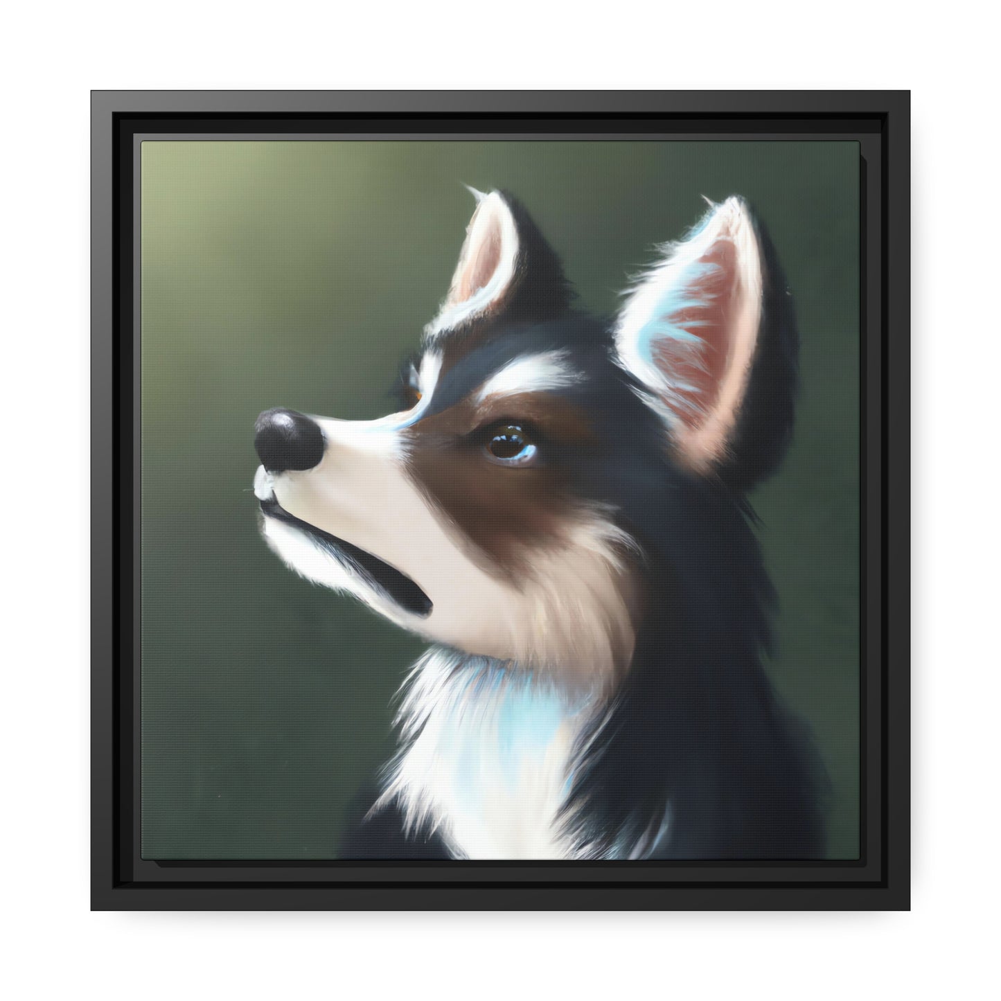 Johannes Amsel - Framed Canvas