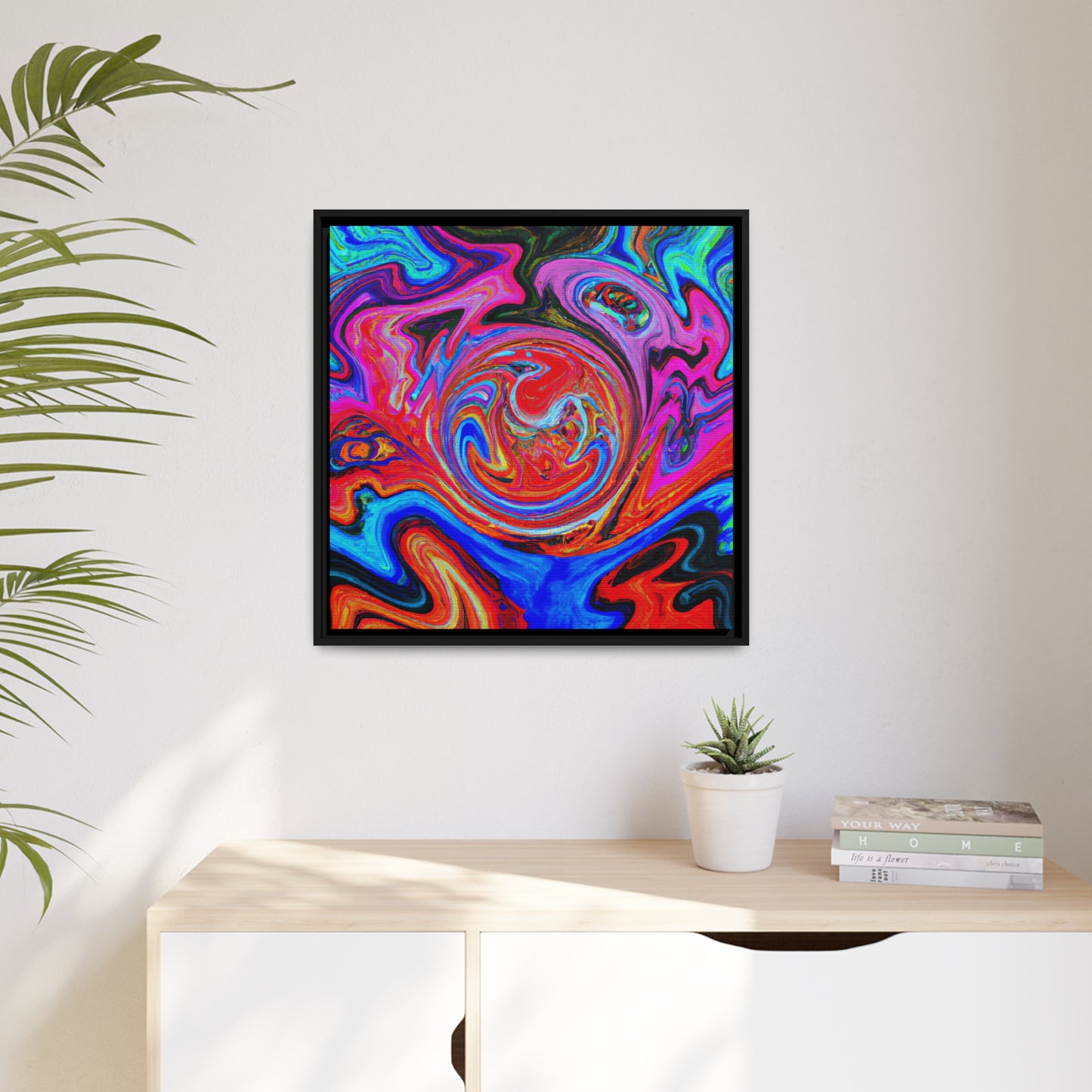 Johannes Abendroth - Framed Canvas