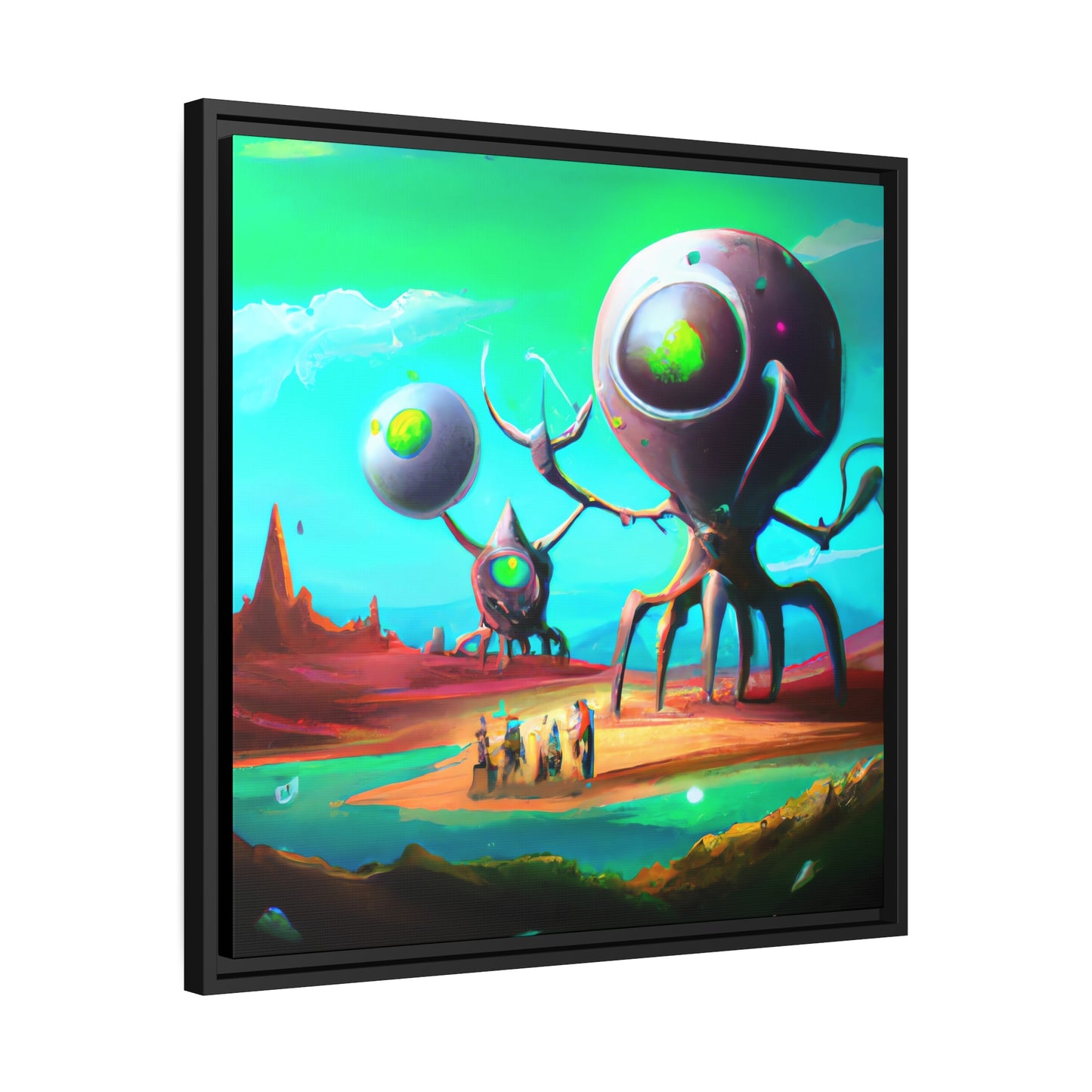 Claude Sanders - Framed Canvas