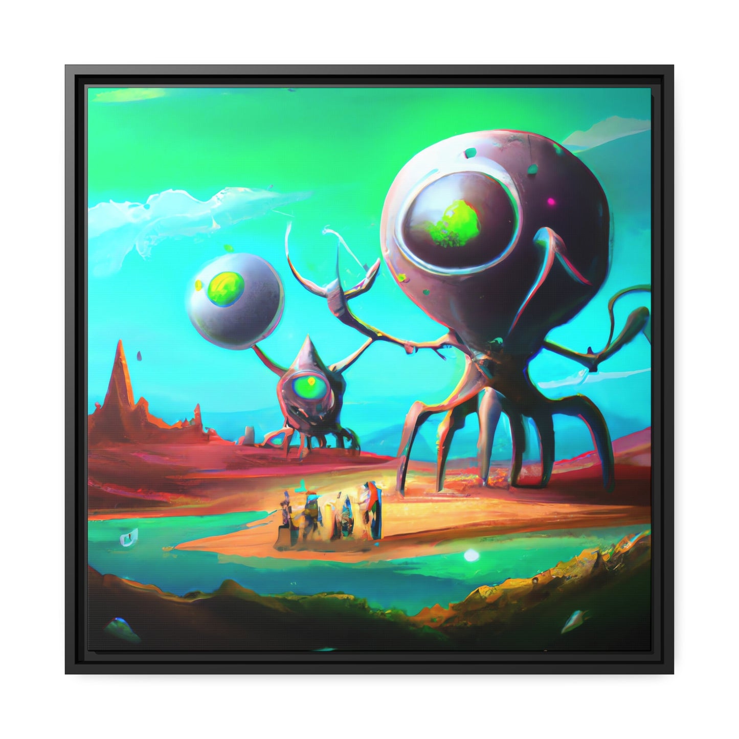 Claude Sanders - Framed Canvas