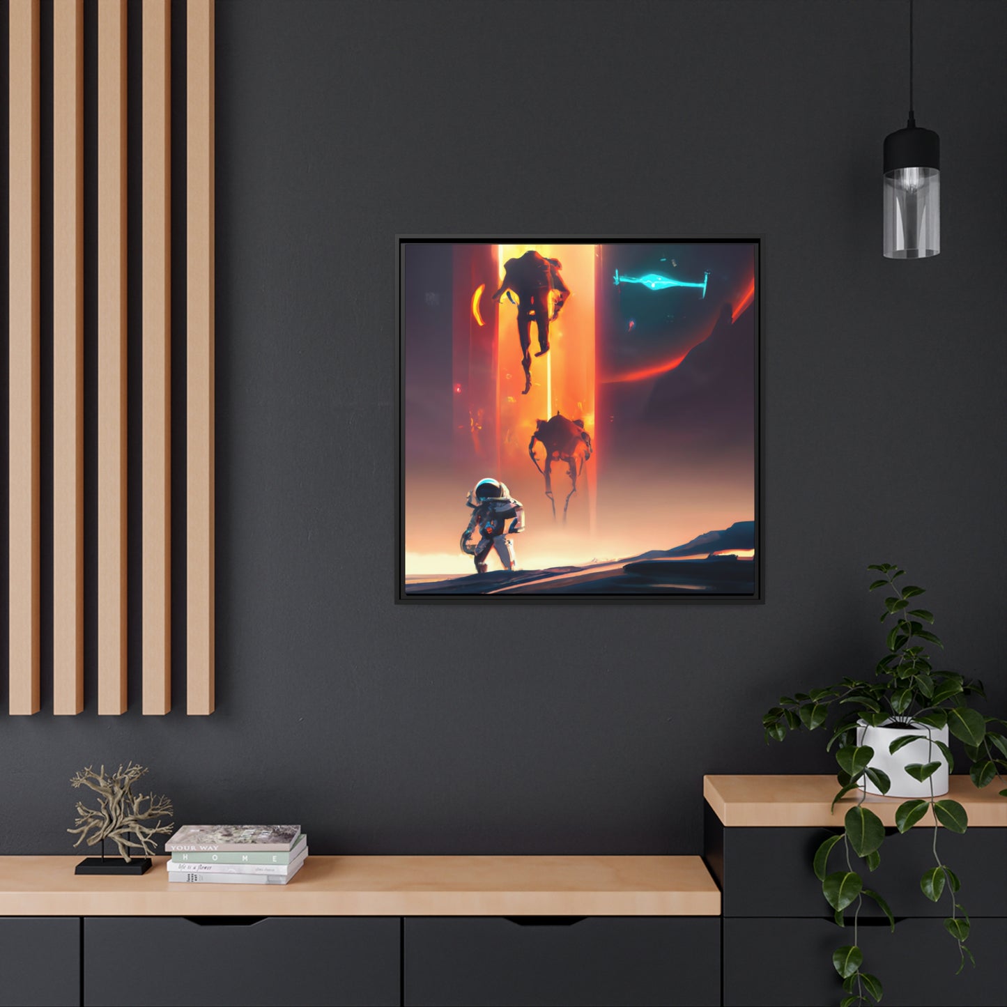 Hortense Hampton - Framed Canvas