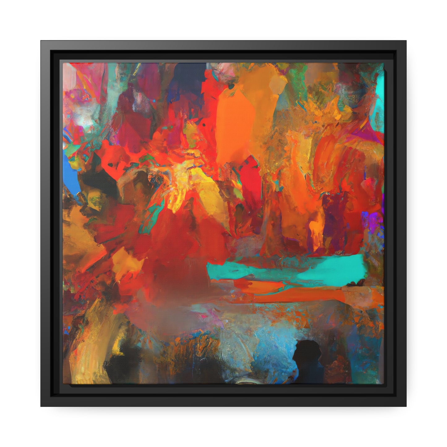 Augustus Flinching - Framed Canvas