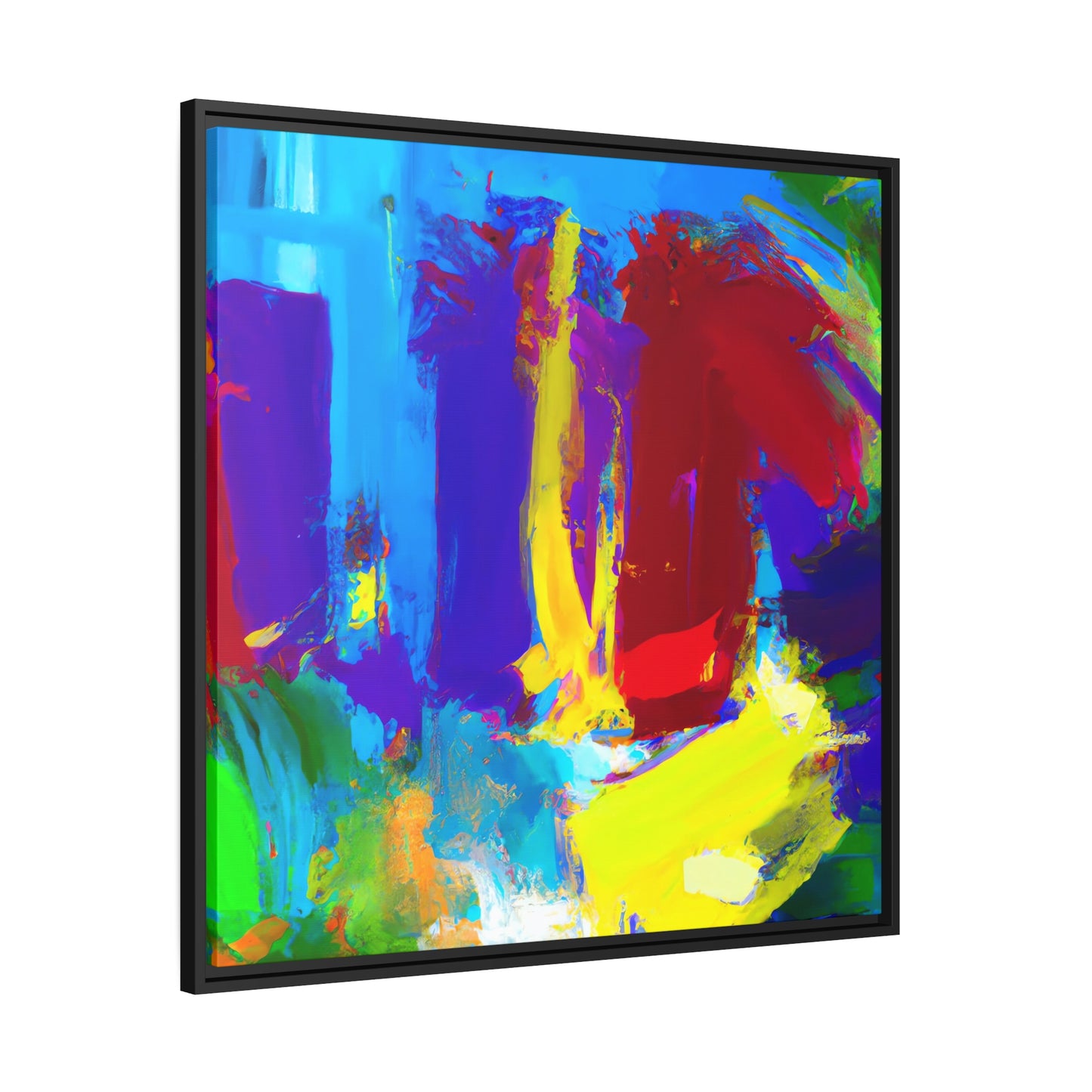 Olivette Grey - Framed Canvas