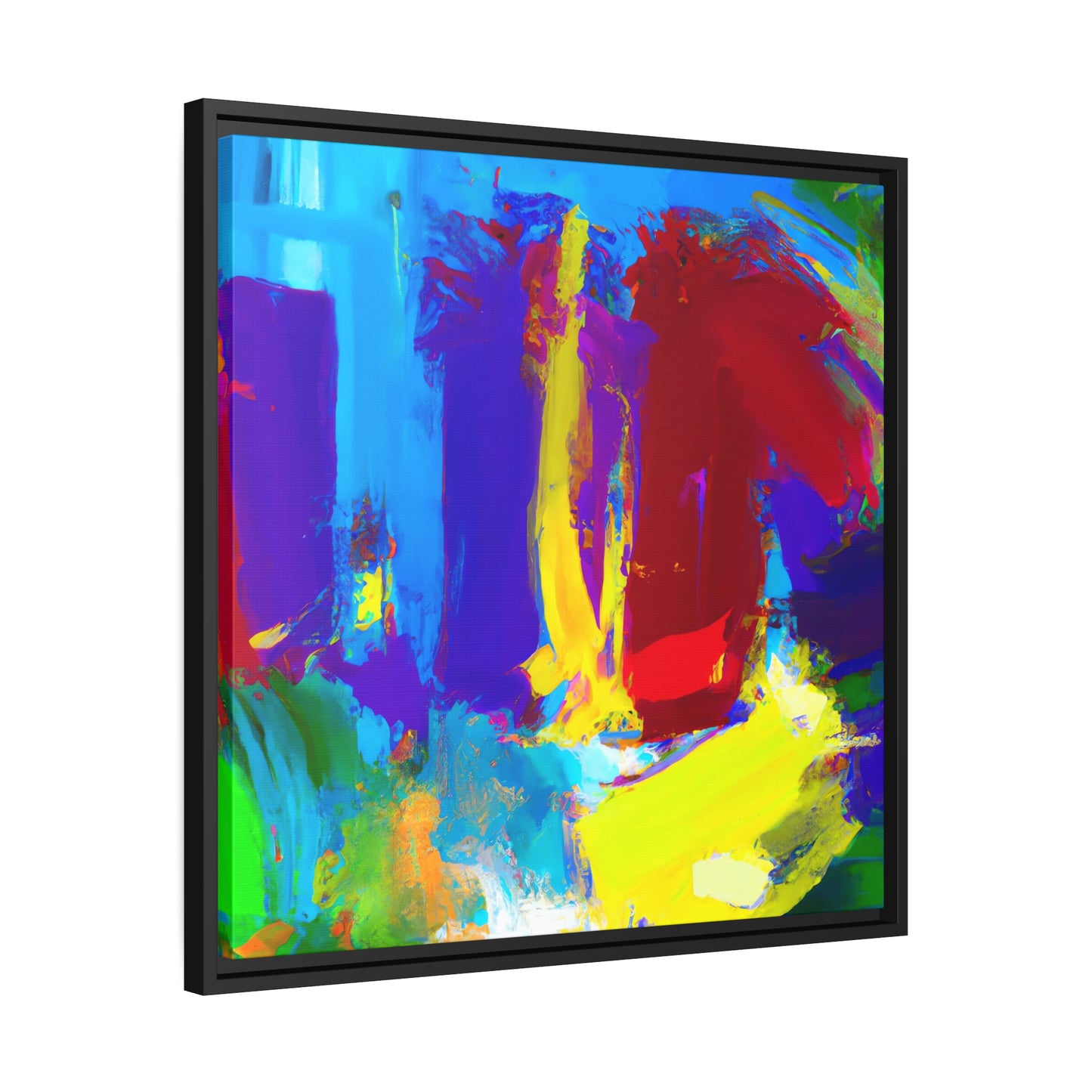 Olivette Grey - Framed Canvas