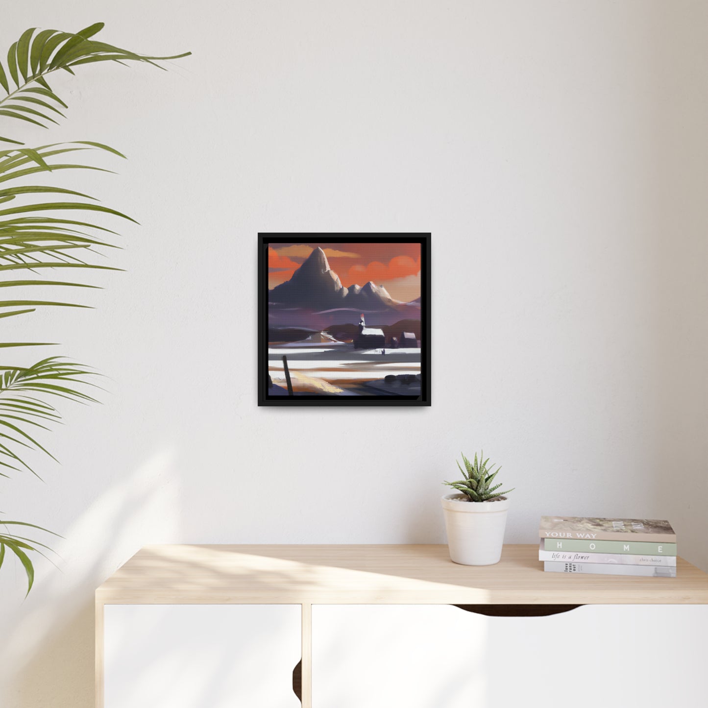 Vincentine Monet - Framed Canvas