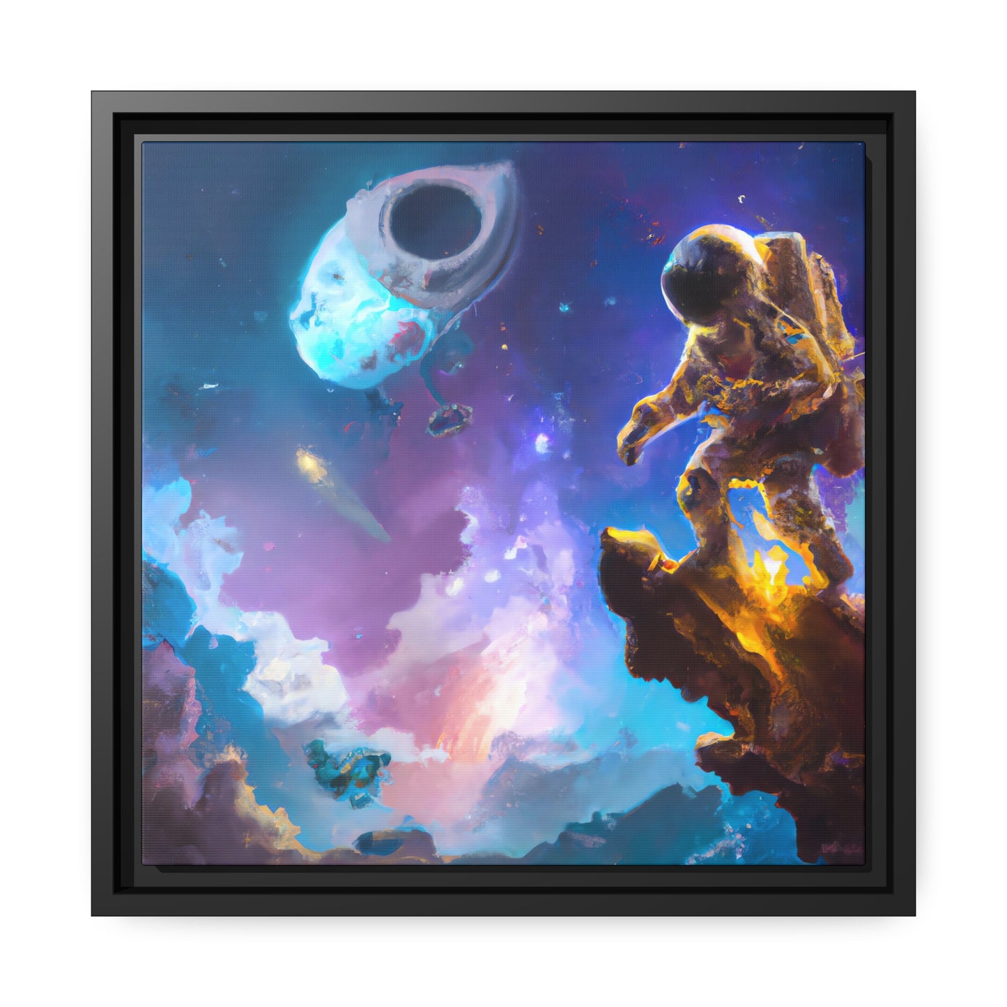 Noah Drybrush - Framed Canvas